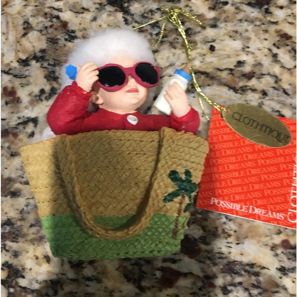 Possible Dreams “Bundle of Joy” Beach Baby Ornament - Picture 1 of 5